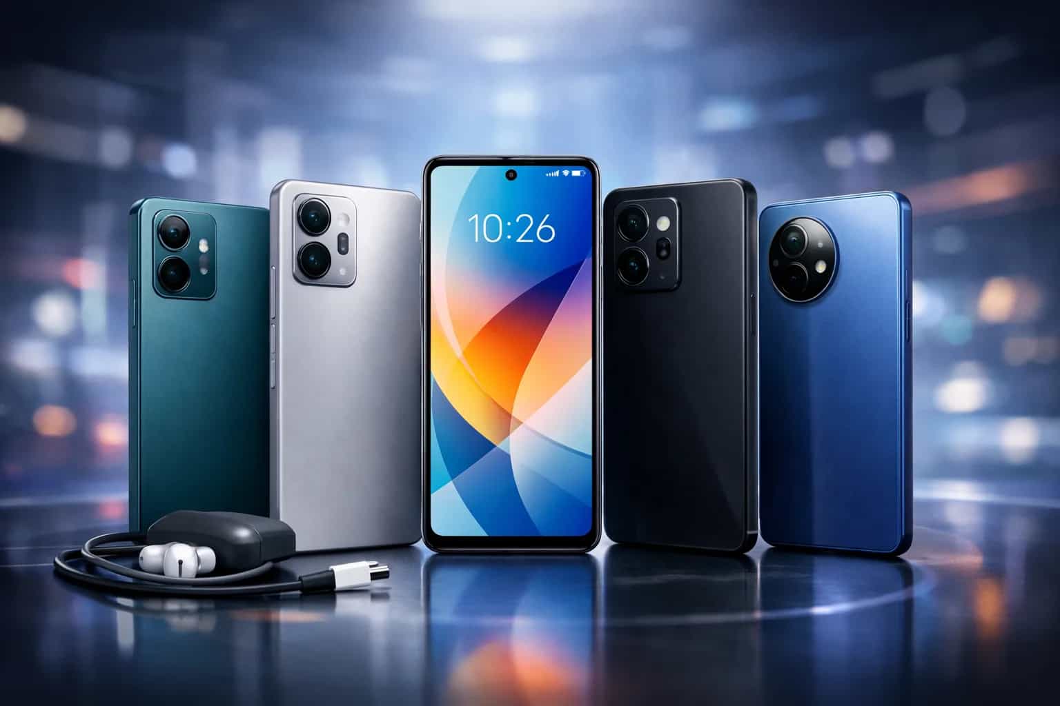 Pięć polecanych smartfonów do 1500 zł w rankingu na 2026 rok