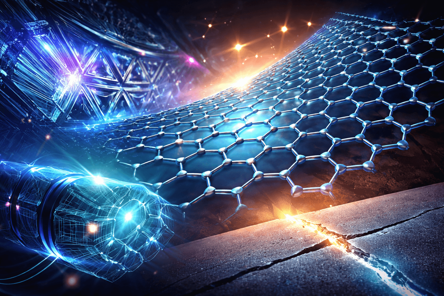 Wizualizacja nowoczesnych materiałów: grafenu, metamateriałów i samonaprawiających się tworzyw