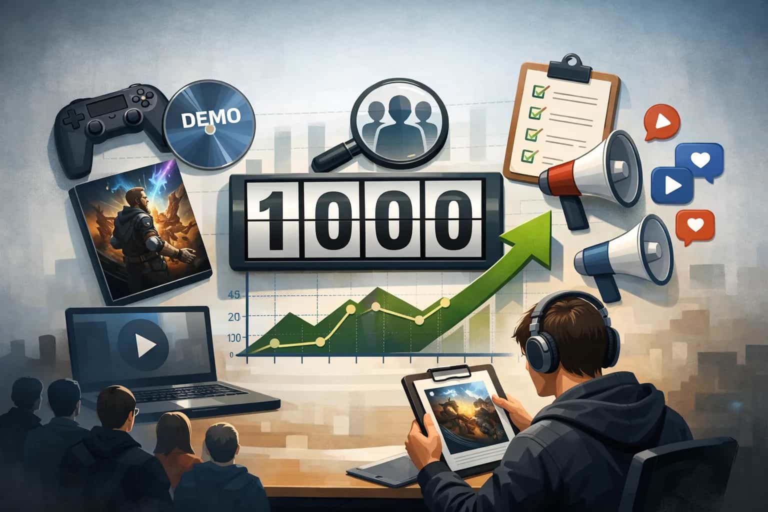 Karta gry indie na platformie sprzedażowej z trailerem, screenami i przyciskiem dodania do wishlisty