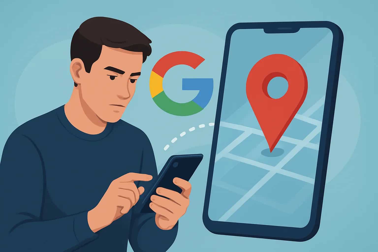 Lokalizowanie zgubionego telefonu z Androidem przez konto Google na mapie