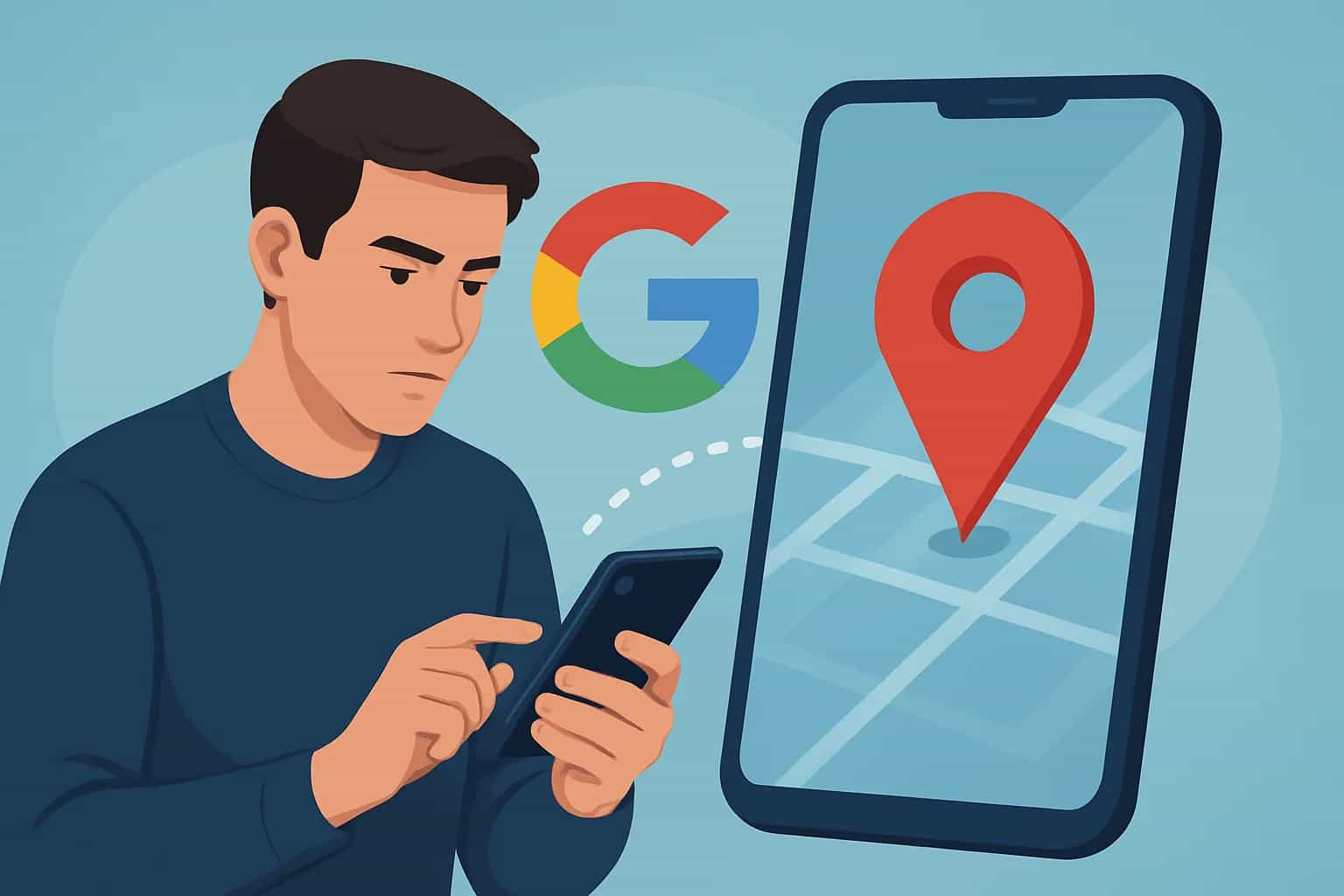 Lokalizowanie zgubionego telefonu z Androidem przez konto Google na mapie