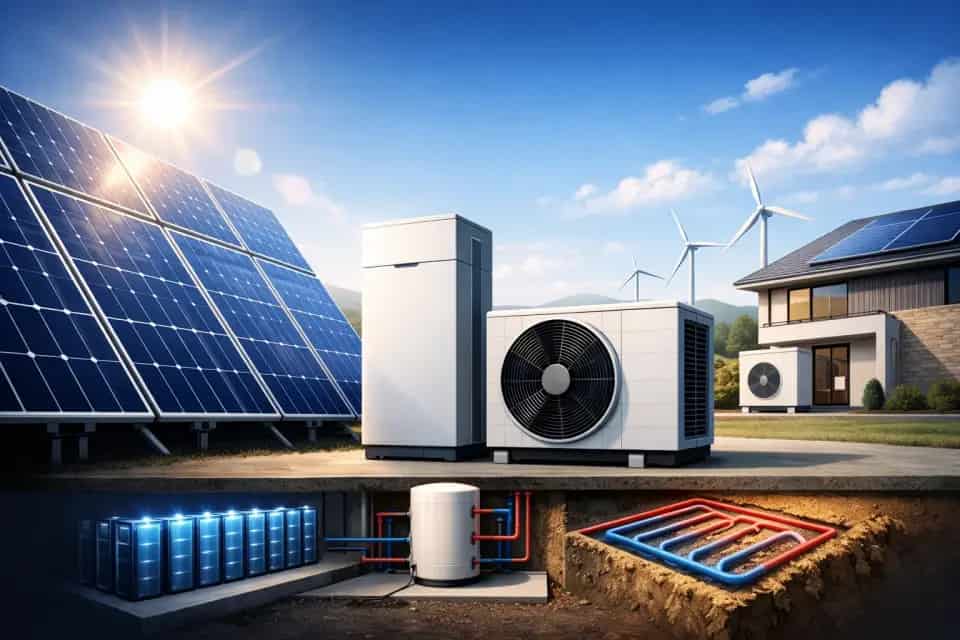 Ilustracja do artykułu: Fotowoltaika w 2026 roku: jak dobrać PV, magazyn energii i pompę ciepła, żeby nie przepłacić