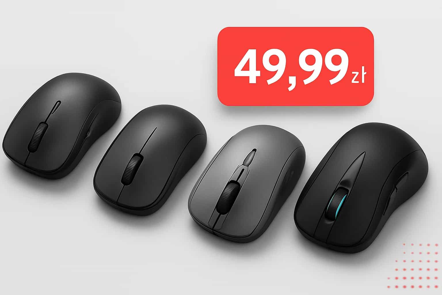 Promocyjne myszki komputerowe i gamingowe w ofercie RTV Euro AGD