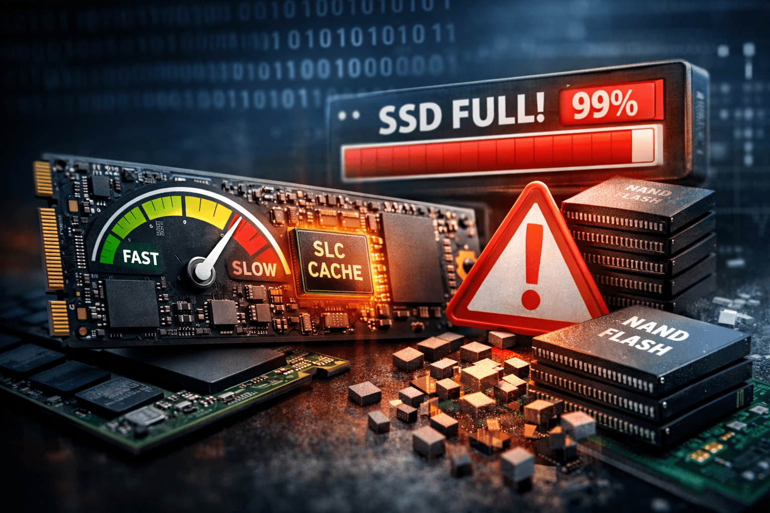 Dysk SSD na płycie głównej komputera